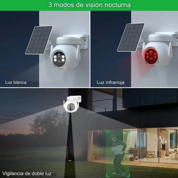 Camara De Vigilancia Xion Cctv81s Wi-fi Solar CAMARA SMART WIFI XION CCTV81S