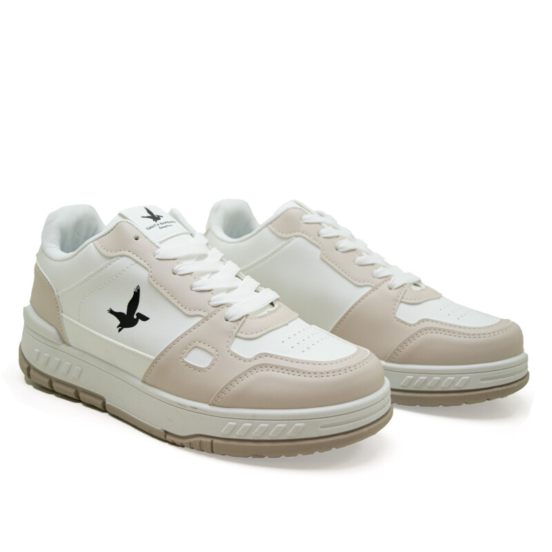 Championes Santa Barbara WALTHAM Hombre Blanco-beige