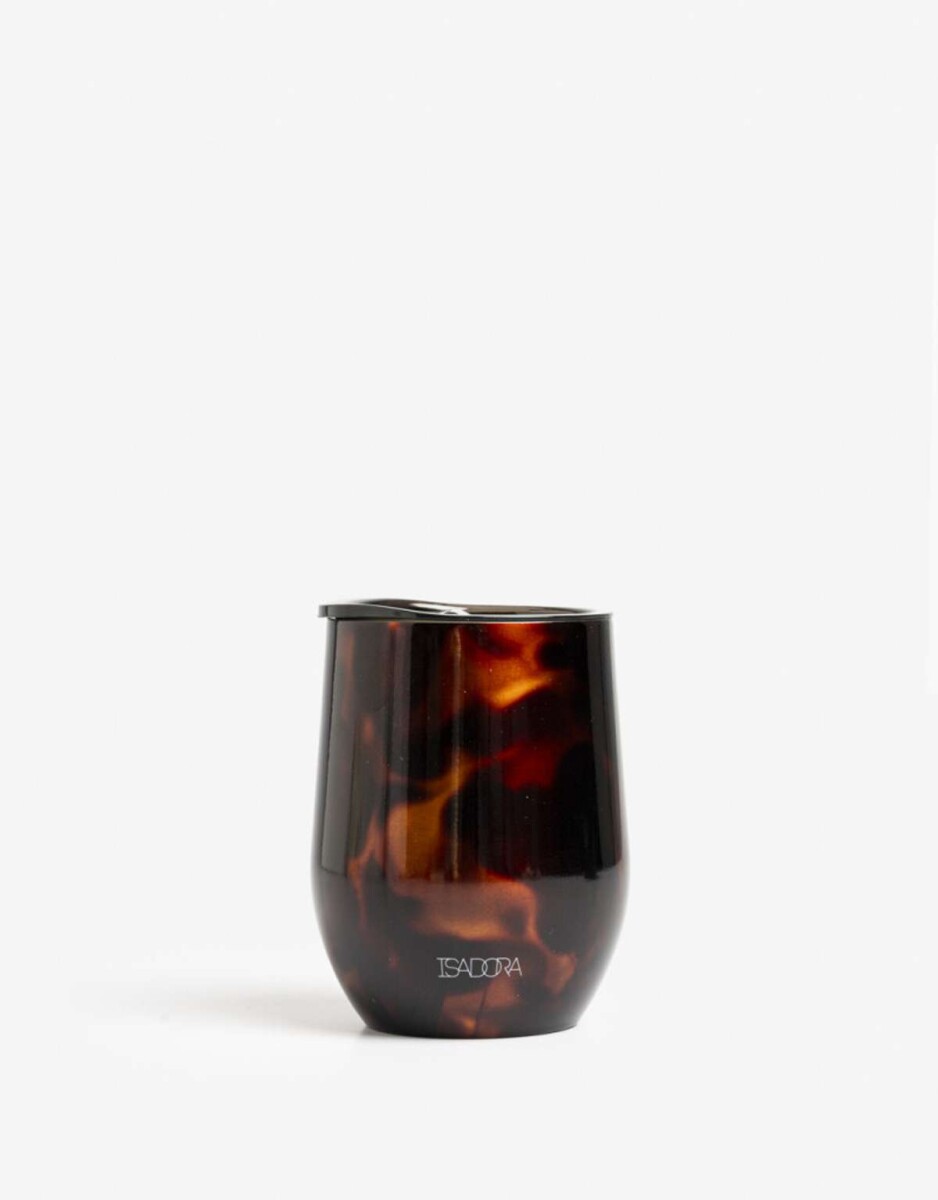 Vaso Metálico Estampa Carey - Combinacion Marmol 