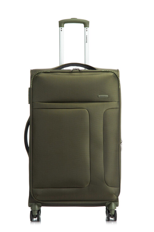 Valija de tela expansible Discovery - Grande 28" Verde