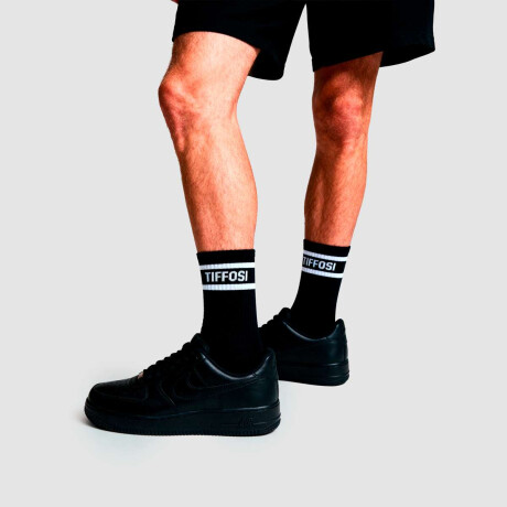 Medias Tiffosi Stripes 115 de Hombre Negro