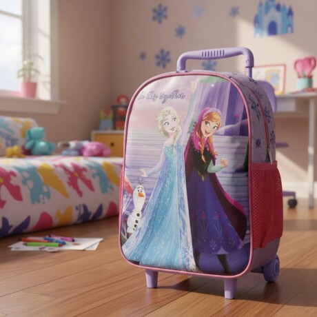 Mochila Disney Con Carro 30x23x10 Frozen Mochila Disney Con Carro 30x23x10 Frozen