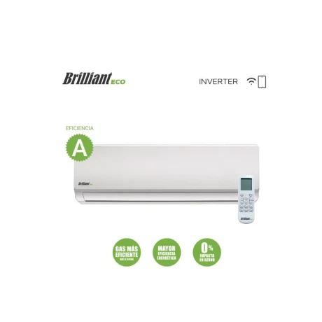 AIRE ACONDICIONADO BRILLIANT INVERTER 18000 BTU EF. A AIRE ACONDICIONADO BRILLIANT INVERTER 18000 BTU EF. A