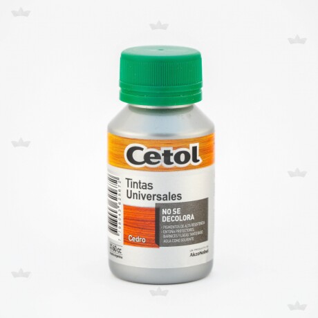 CETOL TINTA UNIVERSAL CEDRO 60 cc. N/A
