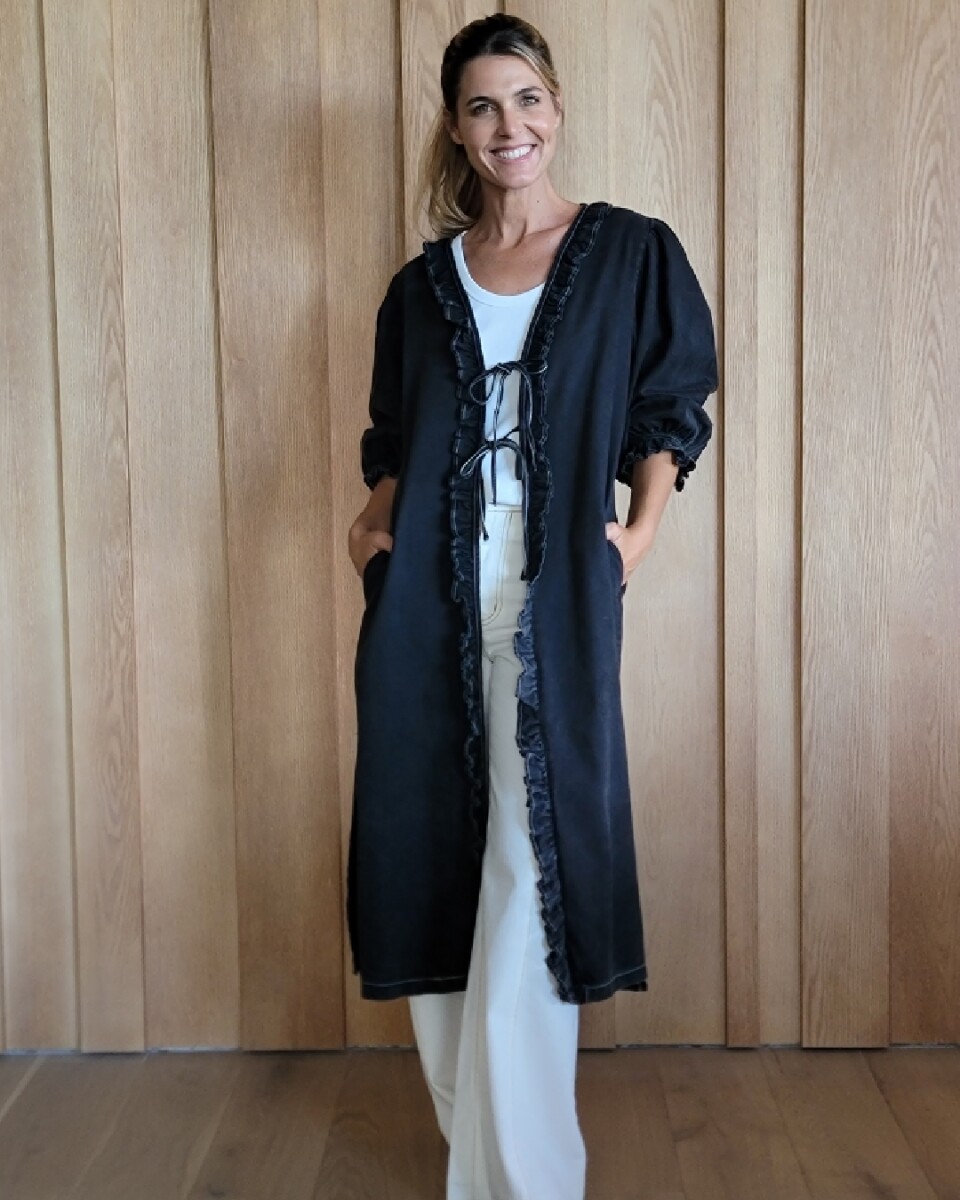 Kimono Almeja - Denim Negro 