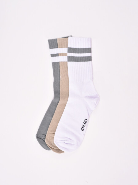 MEDIAS PACK X3 ESTAMPADO 1