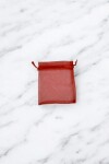 Bolsa organza 8x11 cm. ROJO