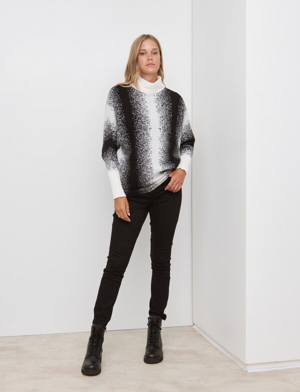 Polera Snow MULTI/NEGRO