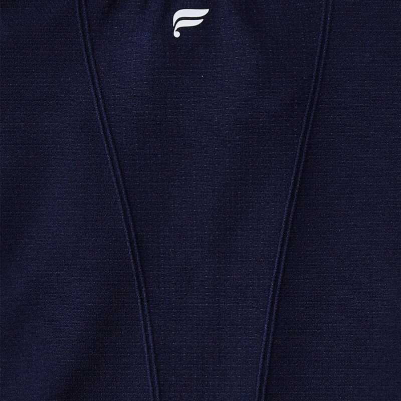 Remera Fabletics Manga Larga Feather Tech Azul