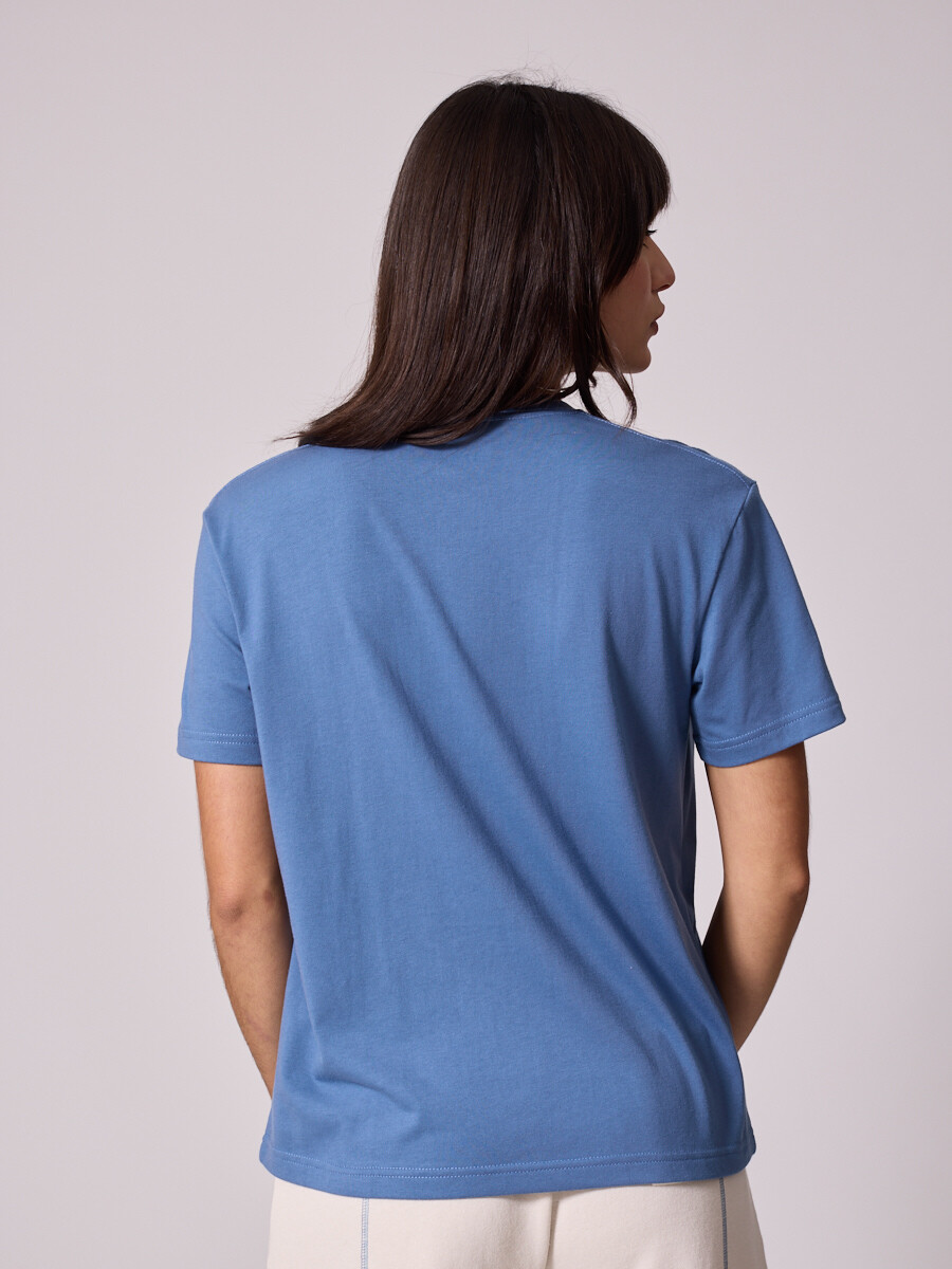 T-SHIRT CRUMI DIXIE Azul Piedra