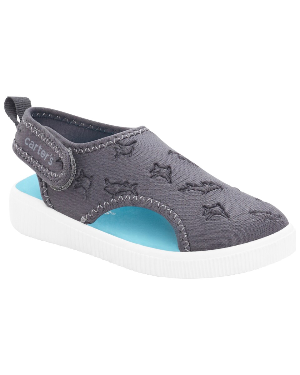 Sandalias con velcro, diseño delfines 