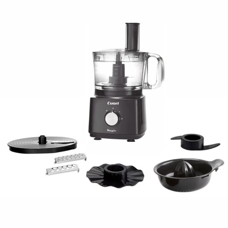Procesadora de alimentos con accesorios Cuori Magio Negro
