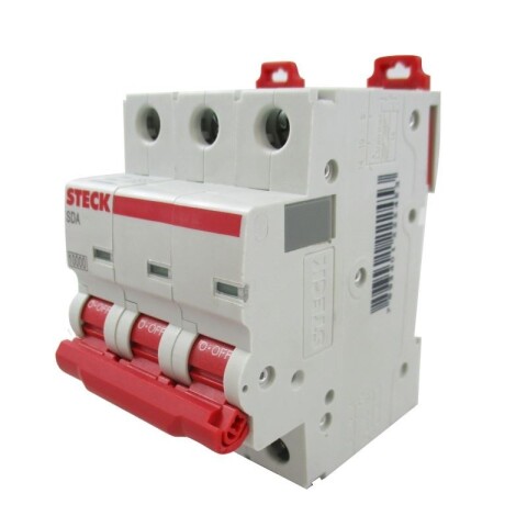 DISYUNTOR DIN 3X 63 A 10 KA STECK DISYUNTOR DIN 3X 63 A 10 KA STECK