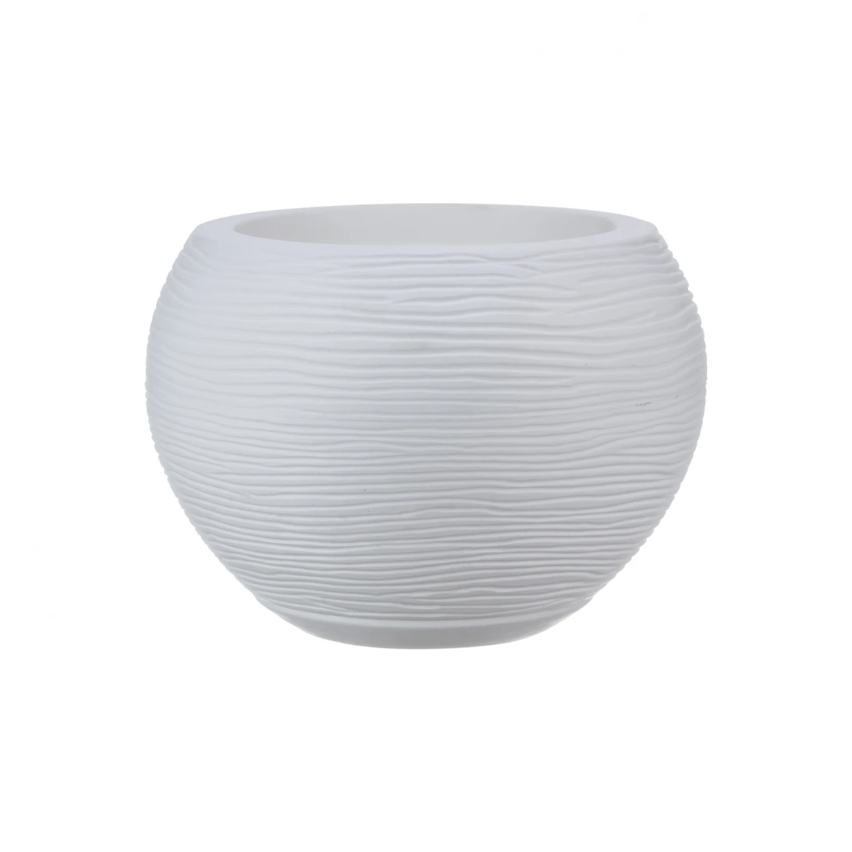 MACETA 17X19CM FLORENCA SISAL BLANCA 