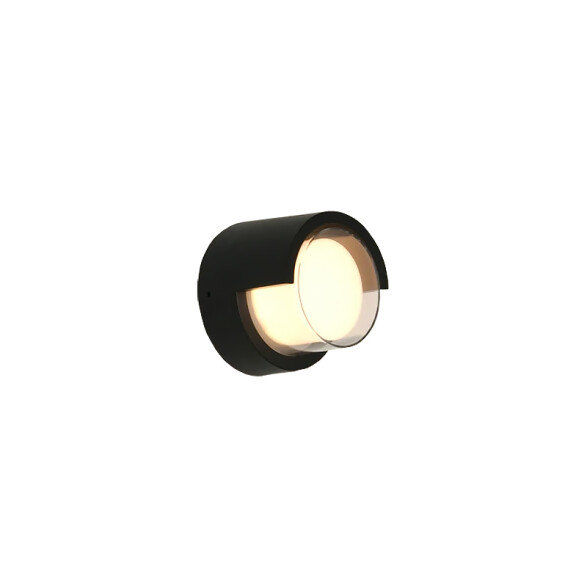 Lámpara de pared LED redonda IP65 12W cálida Ø165 IX4540