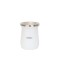 Mate De Acero Inoxidable brio Alto Diseño Clásico Blanco