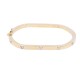 Pulsera oro 18 k rígida 2 tonos. Pulsera oro 18 k rígida 2 tonos.