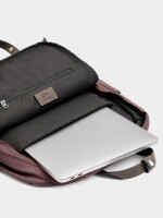 Mochila Para Portátil Hasta 14" De Nylon burdeos