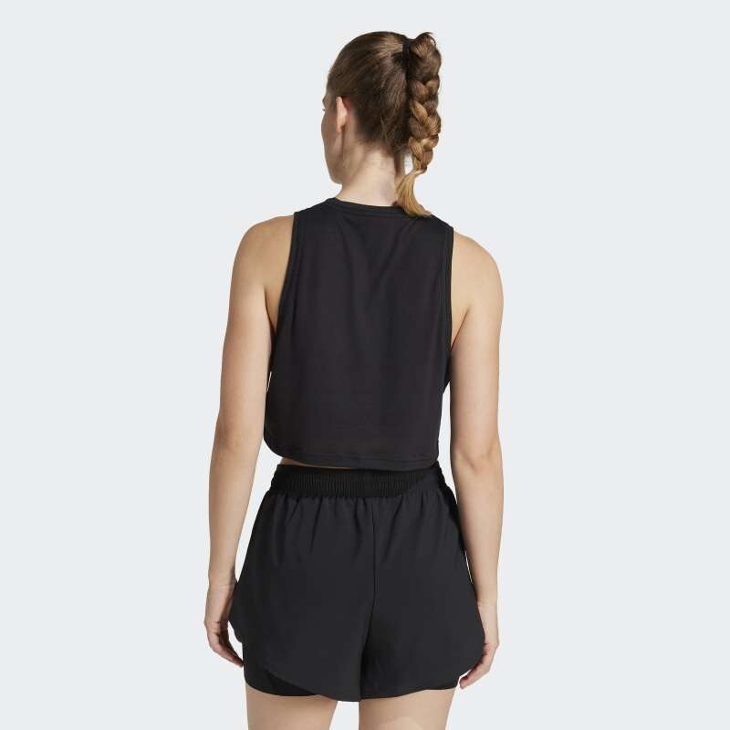 Musculosa Adidas Train Essentials Boxy Workout Negro