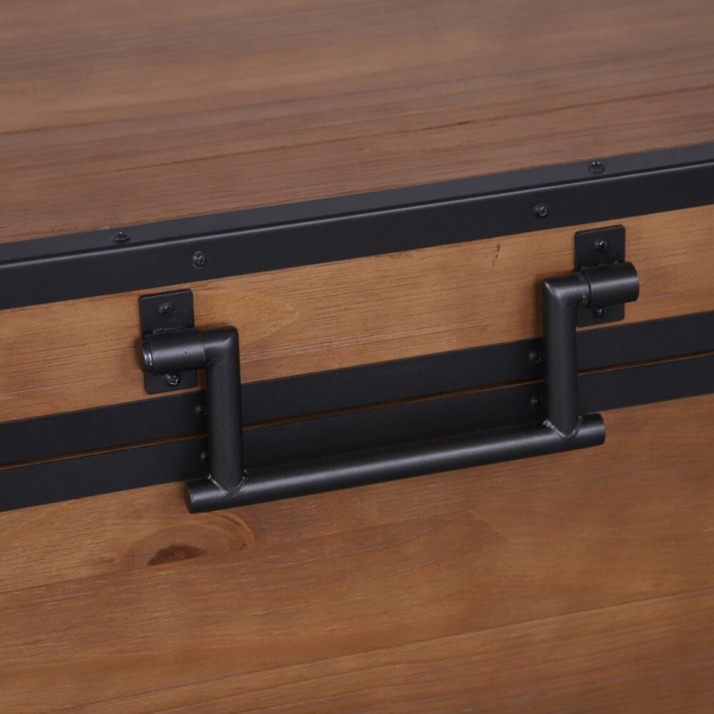 PIE DE CAMA MADERA MARRON TERRANO