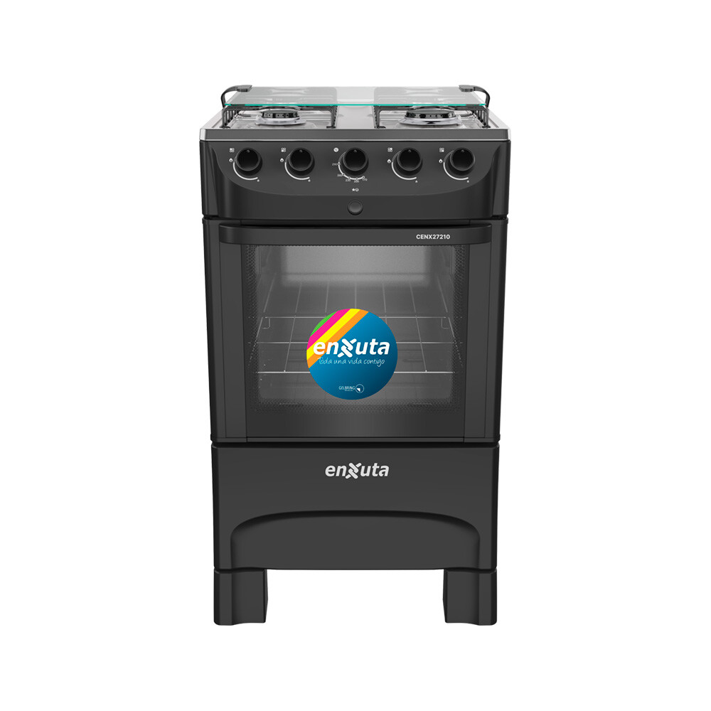 COCINA MULTIGAS 4 HORNALLAS NEGRA Cocina Multigas 4 Hornallas Negra