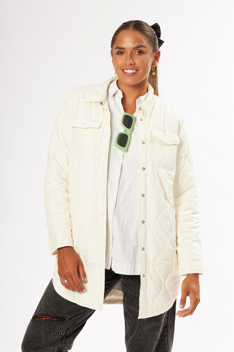 CAMPERA KAMAL Blanco