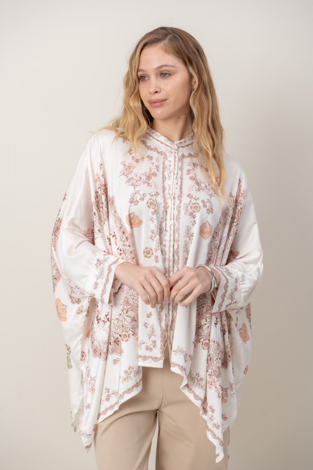 CAMISA MANDALA Natural