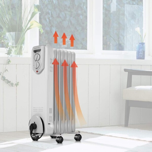 Radiador Smartlife Sl-rhp7 7 Elementos RADIADOR DE ACEITE 7 SMARTLIFE SLRHP7