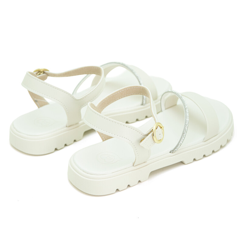 Sandalias Molekinha Zuecos de Mujer - 2344.129-28576 Blanco-cristal