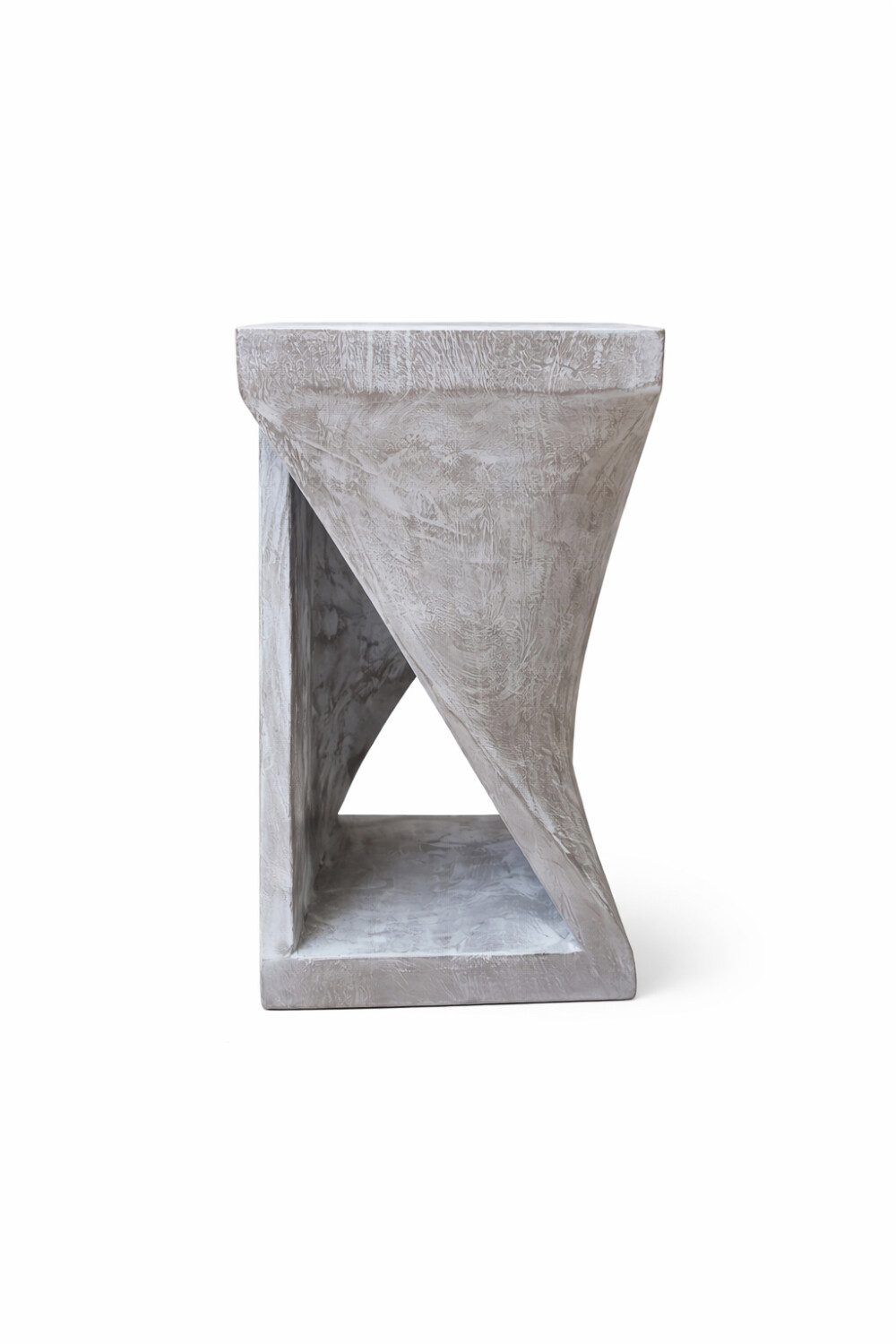 Mesa Lateral Ulir White Wash Color Unico