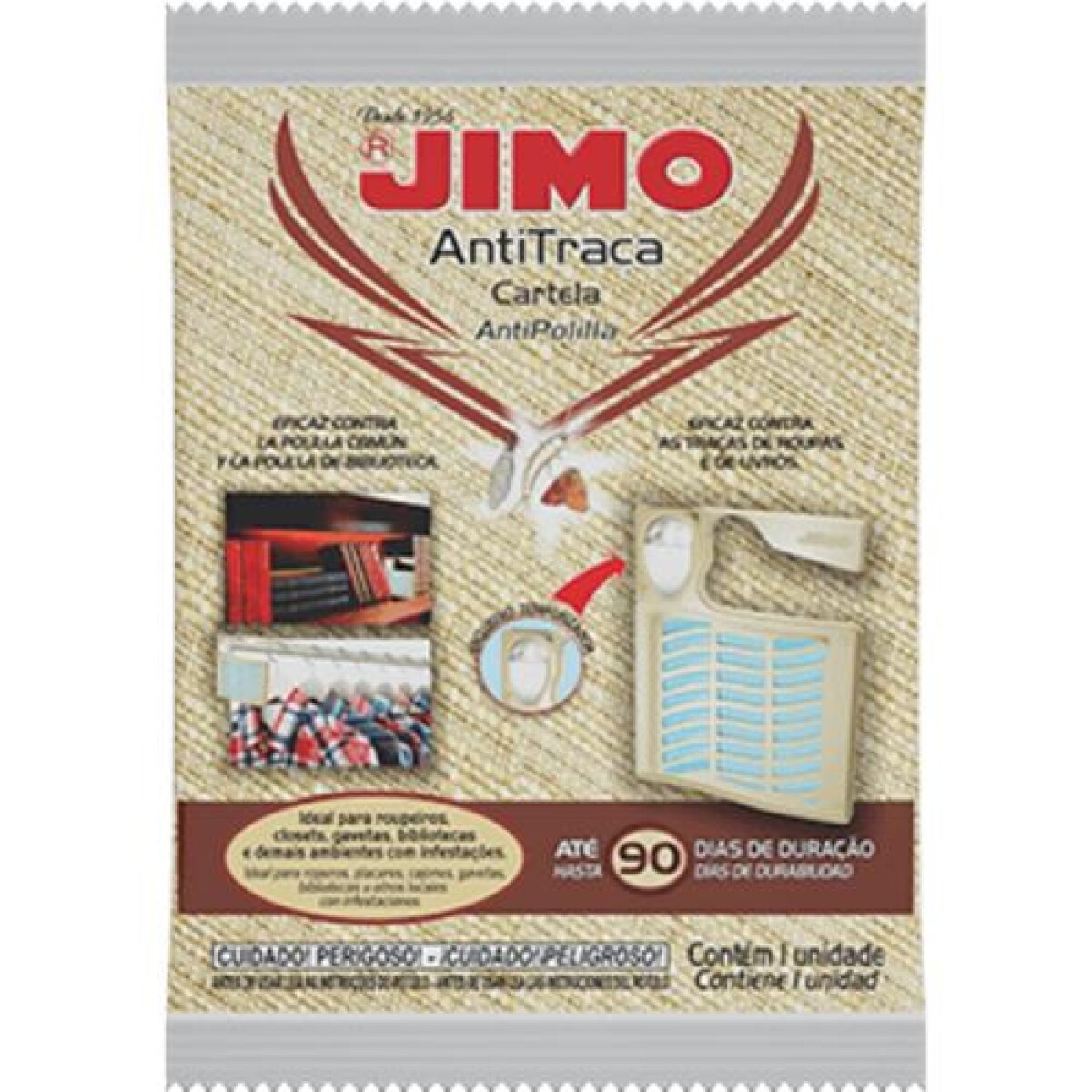 JIMO PERCHA ANTIPOLILLAS DURA 90 DIAS ++ - N/a 