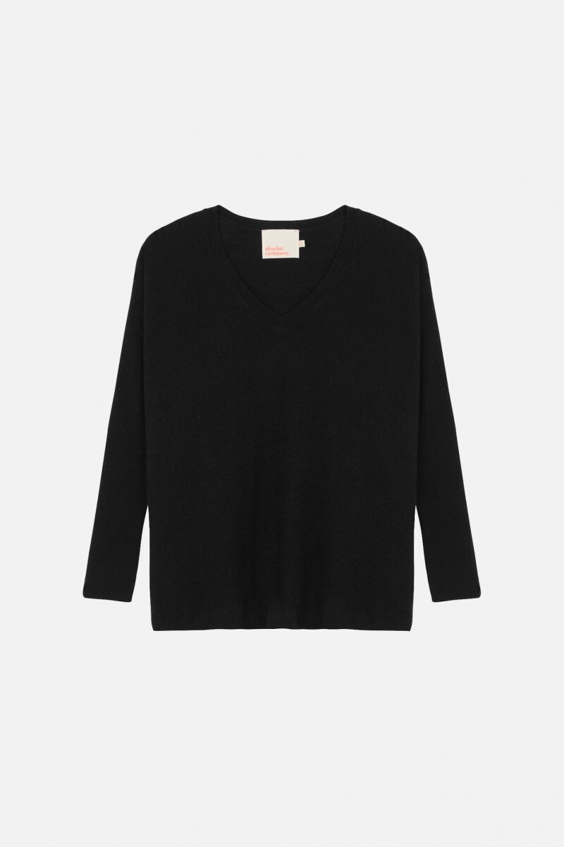 PONCHO LARGE COL V Negro