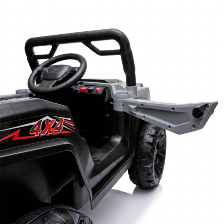 Auto A Bateria Cuatriciclo Wagon 4x4 C/control Remoto Gris