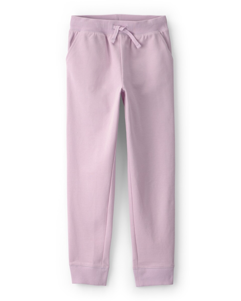 Pantalón deportivo de algodón, rosado 