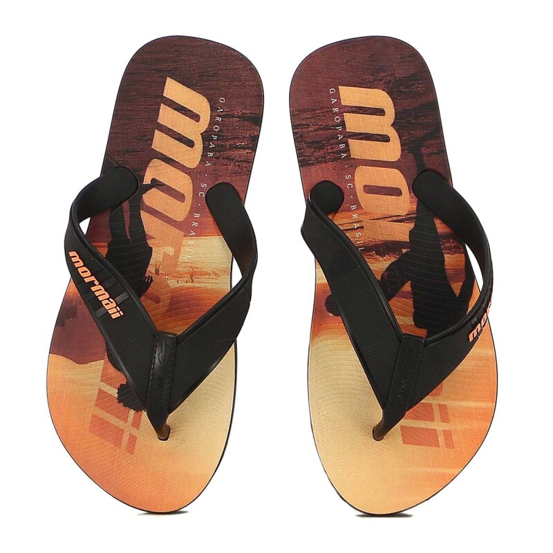 Mormaii II Ojota Tropical Grafics Negro-Negro