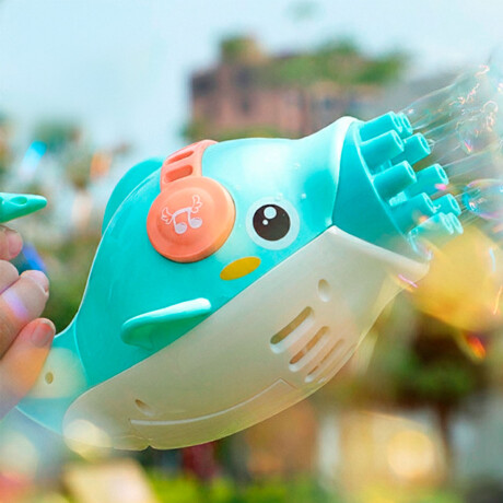 Pistola Ametralladora Eléctrica Tik Tok Diseño Animal Delfin Azul