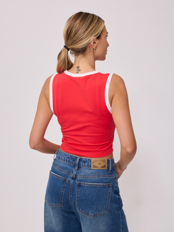 MUSCULOSA BELIN RUSTY Rojo