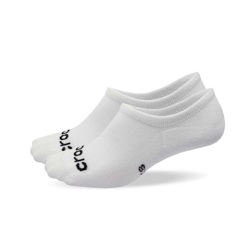 Medias Crocs Low Show (Solid) Unisex White