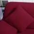 Pack X2 Funda Forro Cubre Sillon Sofa 1 Cuerpo Elastizada Color Variante Bordoclaro