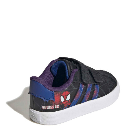 Championes de Niños Adidas Marvel Spider Man Vl Court 3.0 Infantil Negro - Azul