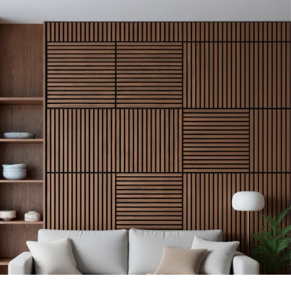 Placas Cuadradas Adhesivas X20 Simil Madera 60x60cm Marrón