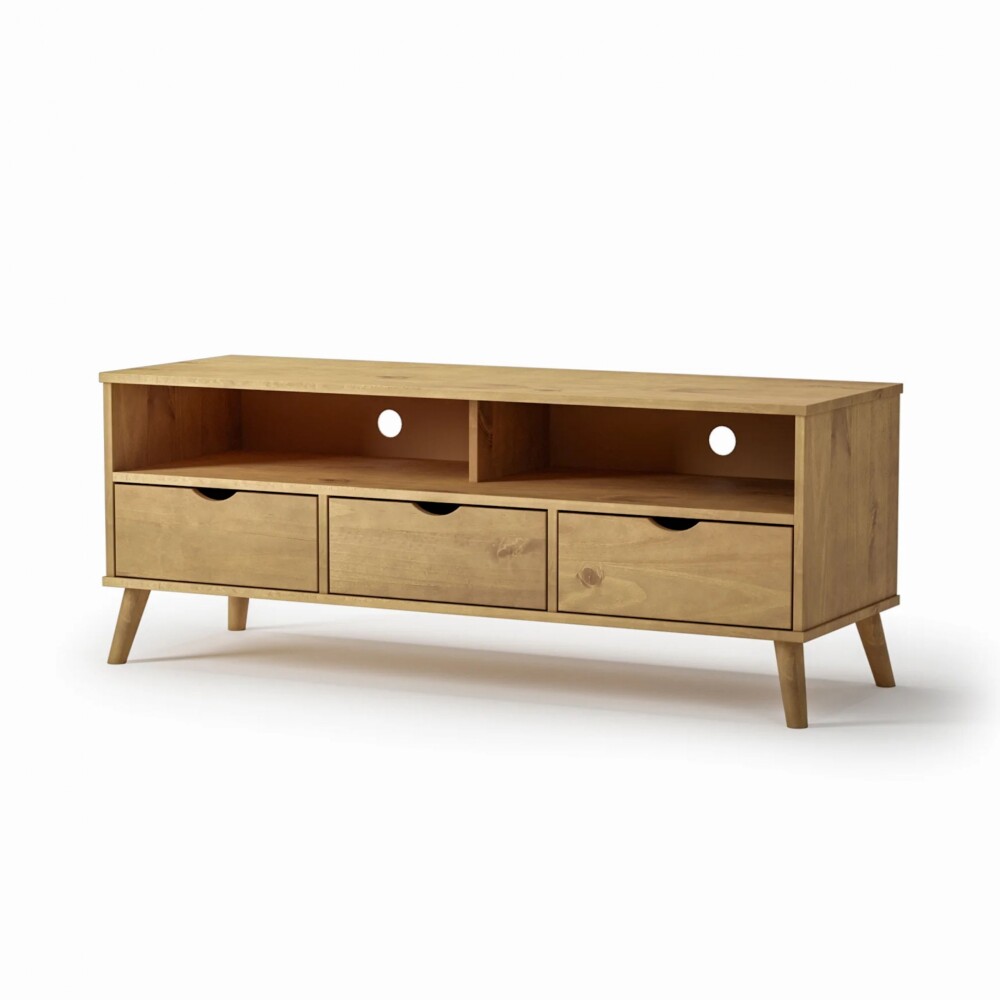 Rack 3 Cajones Madera - Linea Dublin Marrón