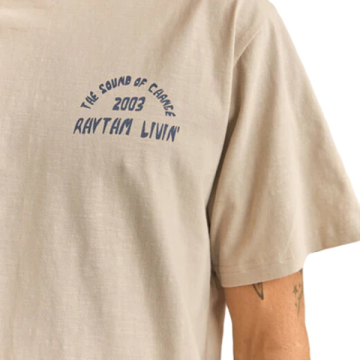 Remera Rhythm Down Under Slub - Blanco Remera Rhythm Down Under Slub - Blanco