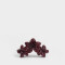 Broche Hawaianas Broche Flores Hawaianas - Rojo Burdeaux