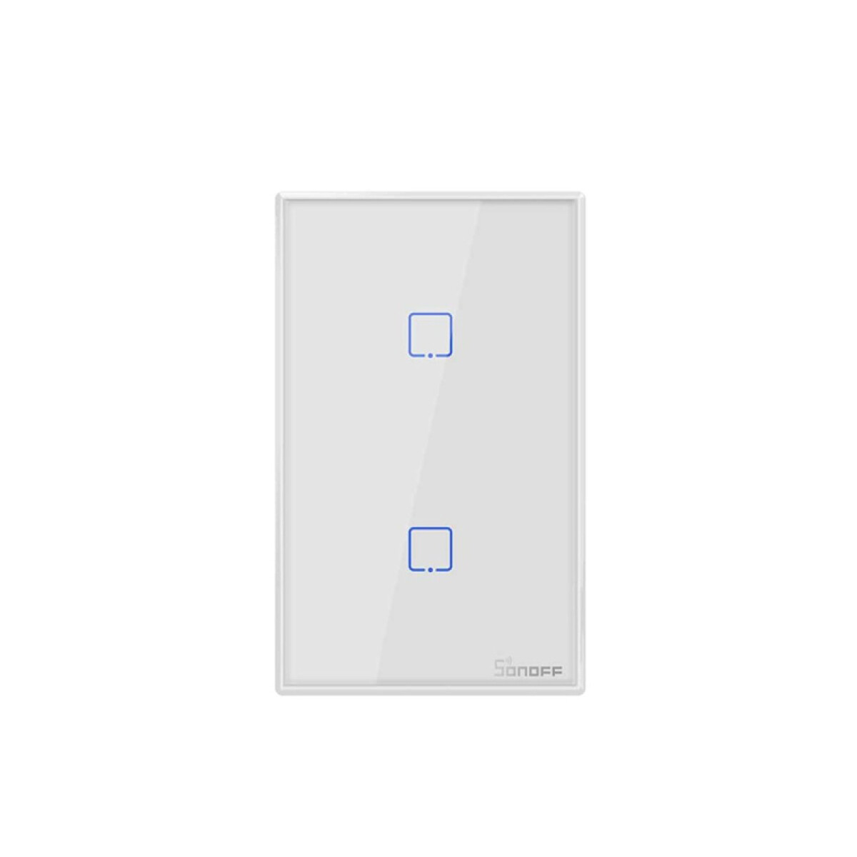 Plaqueta inteligente WIFI blanca 2 int + RF SONOFF - SO0055 