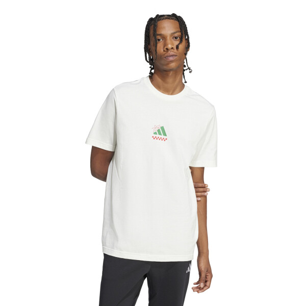 Remera Adidas PIZZA TEE de Hombre - JJ4016 Blanco