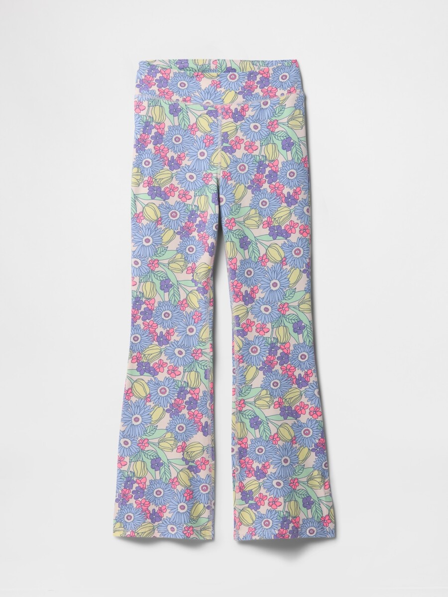 Calza Flare Niña - Floral Print 