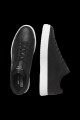 Zapatilla Bale Efecto Piel Anthracite