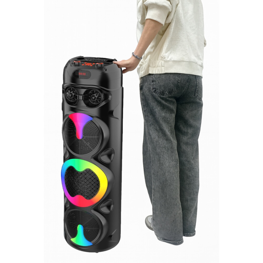 Parlante Giratorio Tamaño Gigante 90cm Con Microfono Parlante Giratorio Tamaño Gigante 90cm Con Microfono