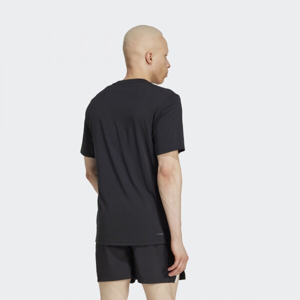 Remera Adidas Climacool Training Camo Logo Graphic Negro